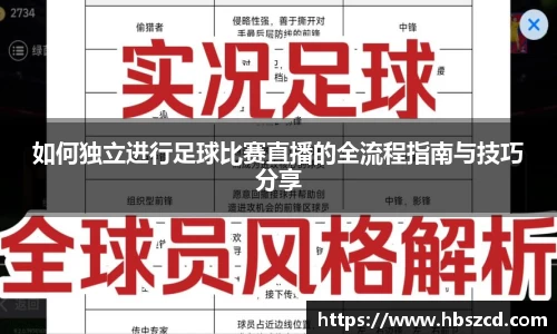 如何独立进行足球比赛直播的全流程指南与技巧分享